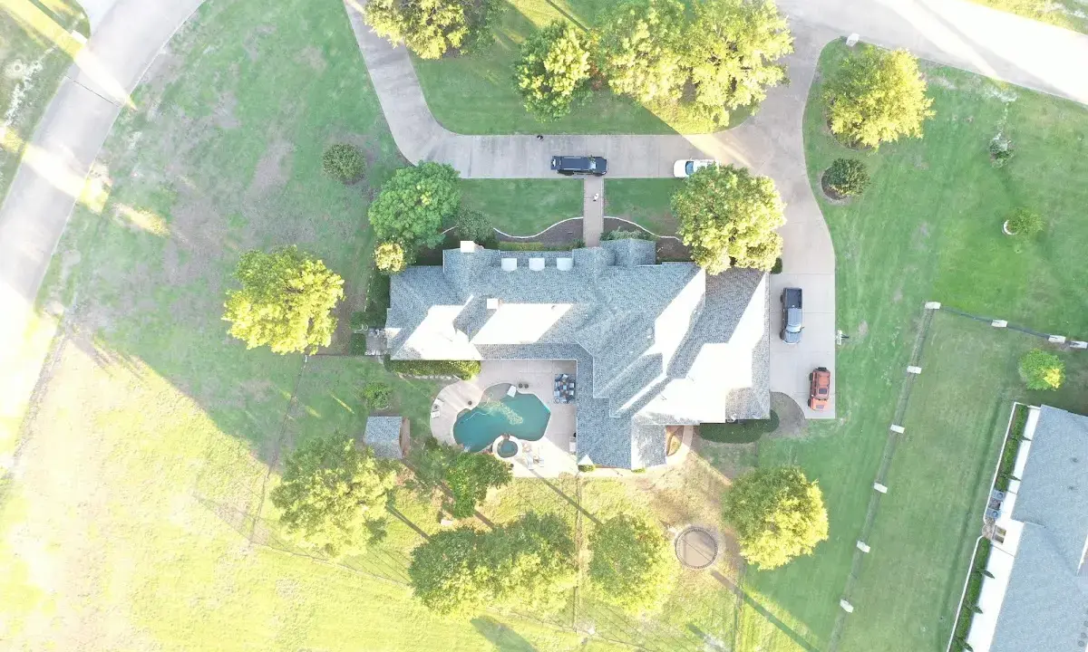 New shingle roof installation on a home in Fulton